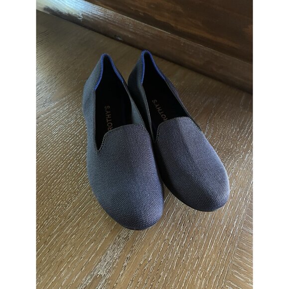 Rothy's The Loafer Classic Navy Knit Fabric Slip On Flats Women’s US 8.5 - Picture 12 of 15